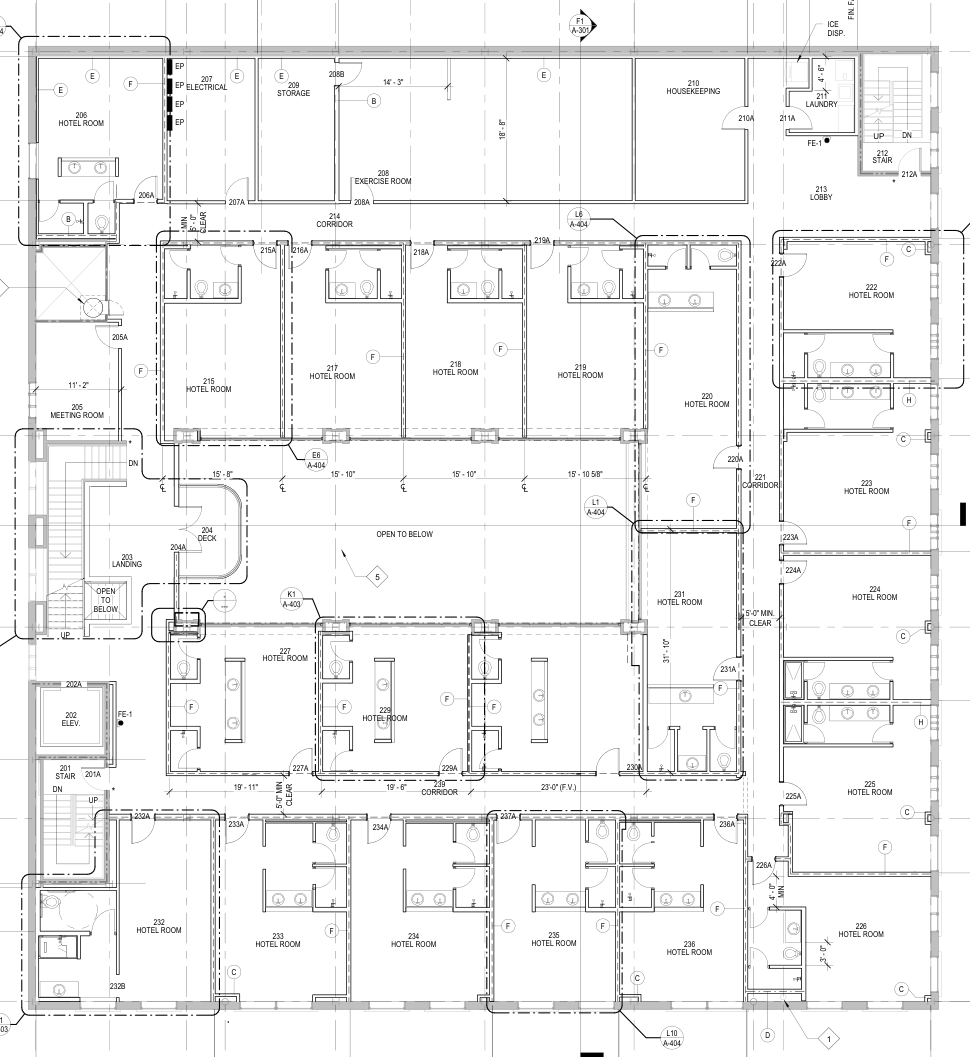 Revised Onyx hotel floor plan